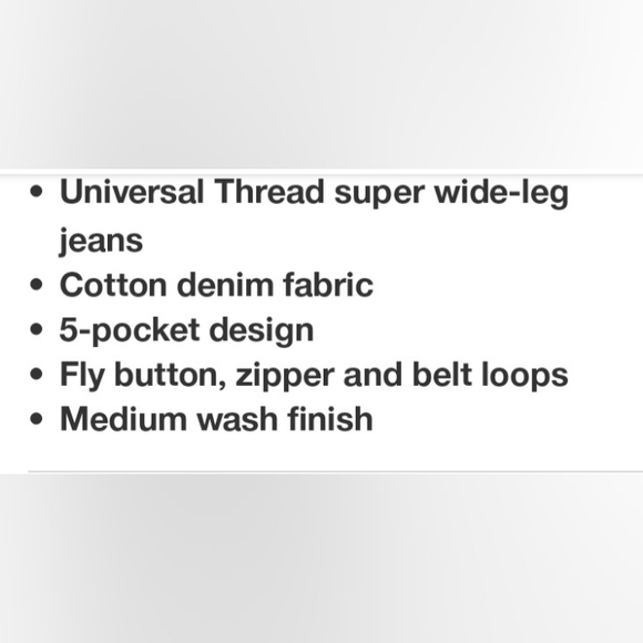 Wide leg jeans - Picture 4 of 4